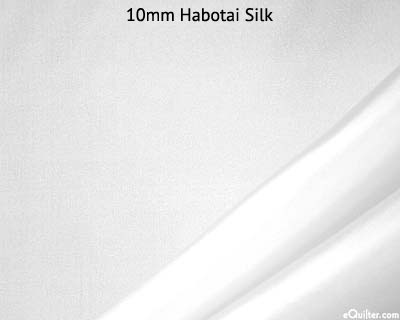 Habotai Silk - 10mm - Natural White