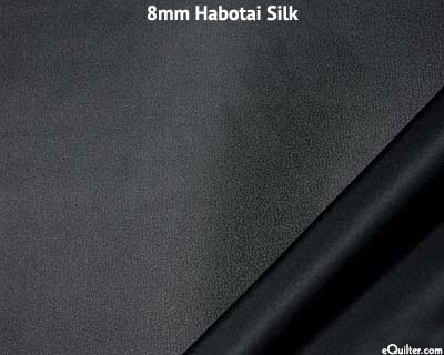 Habotai Silk - 8mm - Black