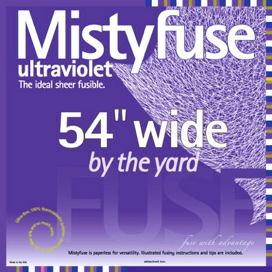 Mistyfuse - Lightweight Fusible Web - Ultraviolet - 54" WIDE BTY
