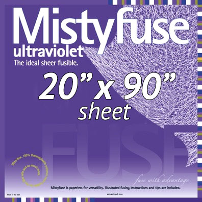 Mistyfuse - Lightweight Fusible Web - Ultraviolet - SHEET