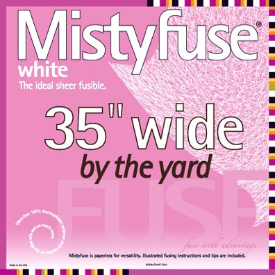 Mistyfuse - Double-Sided Fusible Web - White - 35" WIDE BTY