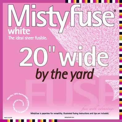 Mistyfuse - Double-Sided Fusible Web - White - 20" WIDE BTY