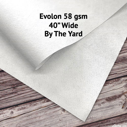 Evolon Nonwoven - 58 gsm - 40" wide - by the yard