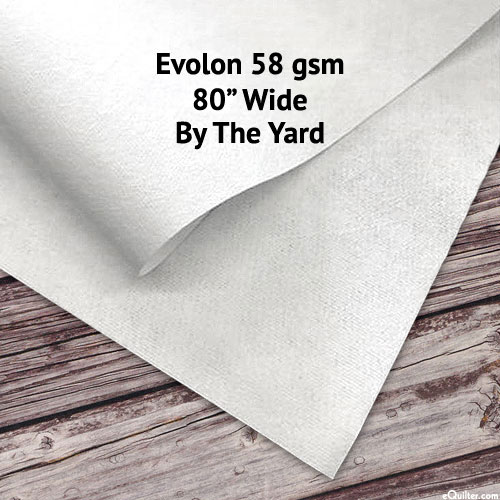 Evolon Nonwoven - 58 gsm - 80" wide - by the yard