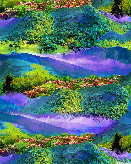 Croatia - Verdant Countryside - Thistle Purple - DIGITAL