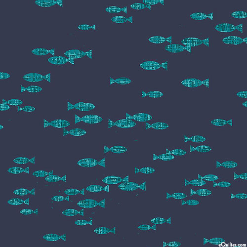 Fish Hope - Aquatic Schools - Midnight Blue