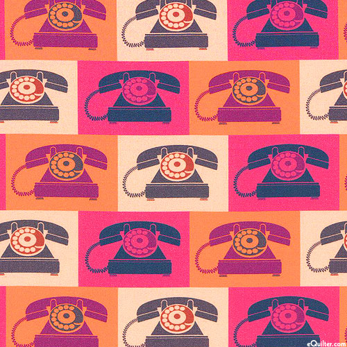 Ring Ring - Retro Rotary Phones - Maraschino Pink