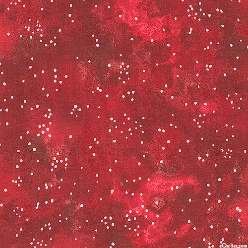 Scattered Dots - Wine Red