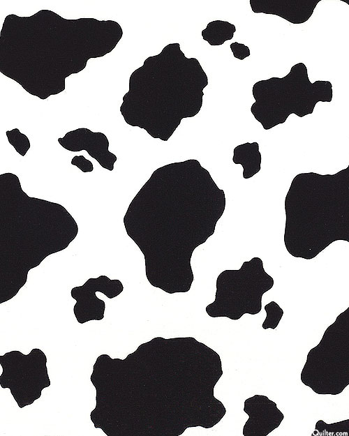 Heart of The Country - Cow Print - White