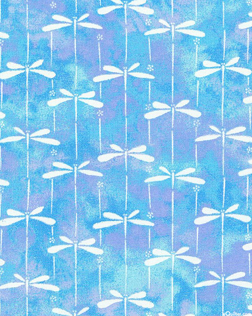 Untamed Dragonfly - Winged Stripe - Sky Blue