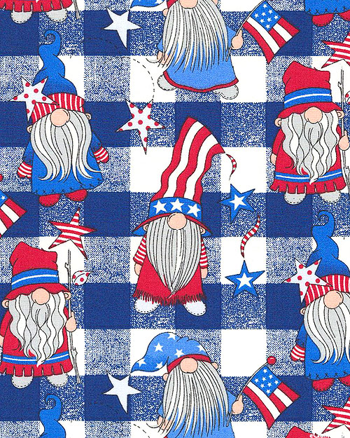 Patriotic Gnomes - Navy Blue