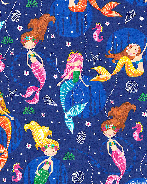 Mermaids - Dk Navy