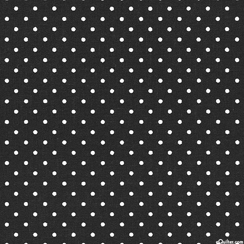 Diagonal Dotted Grid - Flat Black