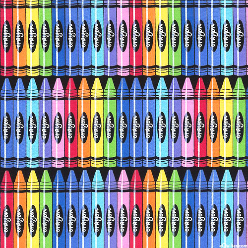 Rainbow Crayons - Black