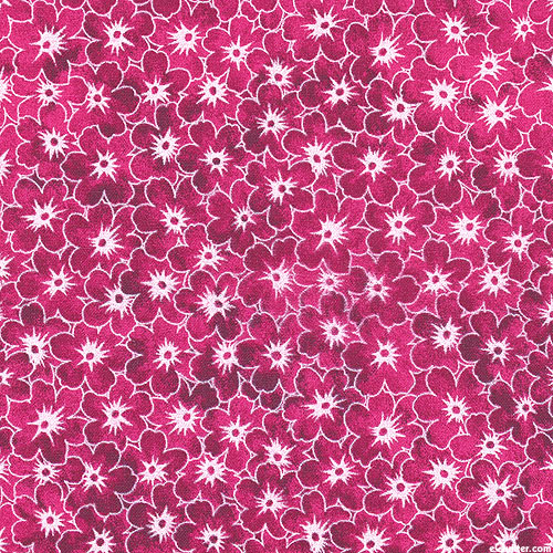 Packed Ditsy Floral - Magenta