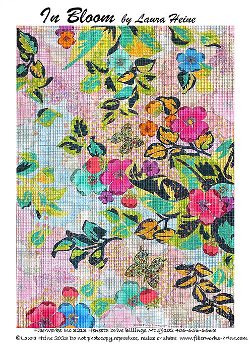 In Bloom - Fusible Collage Pattern by Laura Heine