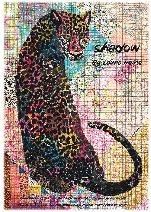 Shadow - Fusible Collage Pattern by Laura Heine