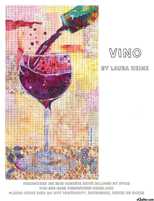 Vino - Fusible Collage Pattern by Laura Heine
