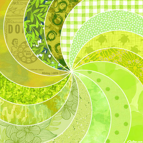 eQuilter COLOR PALETTE - Yellow-Greens - Trending Color