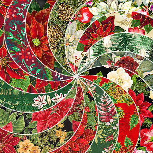 Christmas Fat Quarters - Red & Green