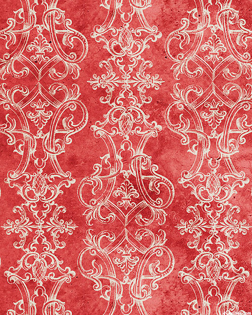 Christmastime - Festive Filigree - Rhubarb Red