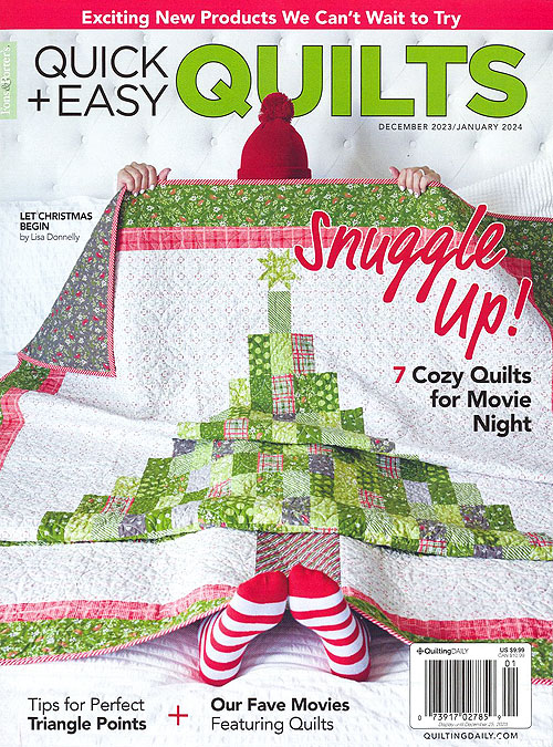 Fons & Porter's Quick + Easy Quilts Magazine - Dec 2023/Jan 2024
