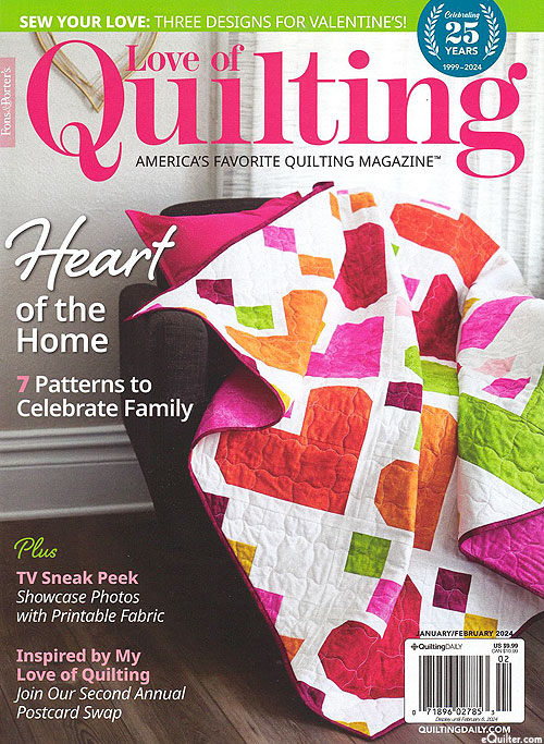 Love of Quilting Magazine - January/February 2024