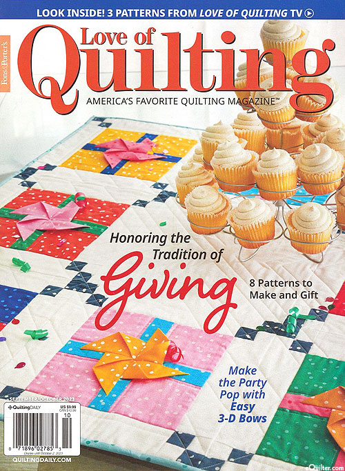 Fons & Porter's Love of Quilting Magazine - Sept/Oct 2023