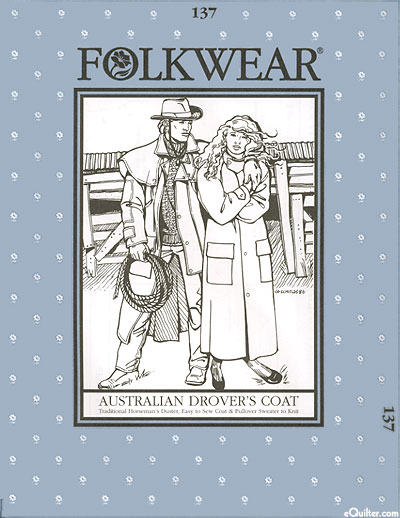 Australian Drover's Coat Pattern - by Folkwear