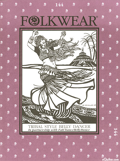 Tribal Style Belly Dancer Pattern - by Folkwear