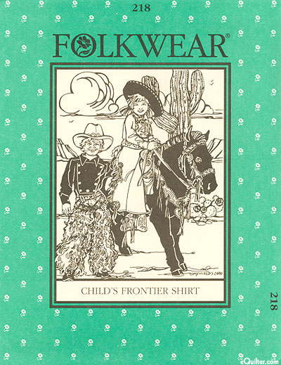 Child's Frontier Shirt Pattern - by Folkwear