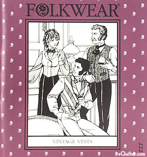 Vintage Vest pattern - by Folkwear