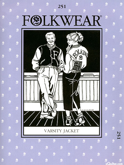 Varsity Jacket Pattern - by Folkwear