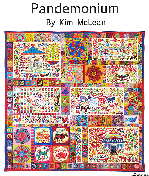 Pandemonium - Applique Quilt Pattern by Kim McLean