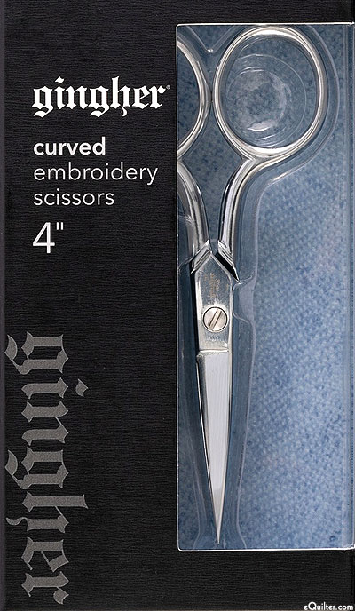 Gingher 4 Curved Embroidery Scissors