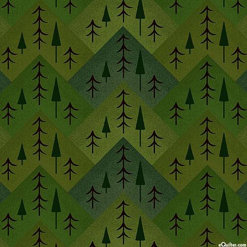 The Mountains Are Calling - Pine - Evergreen - FLANNEL