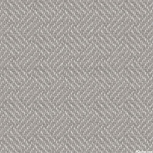 Bee Humble - Cross Weave - Pewter Gray - FLANNEL
