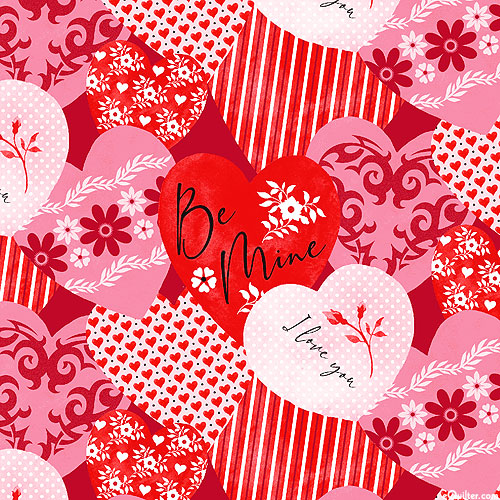 Be Mine - Valentine's Day Cards - Lacquer Red
