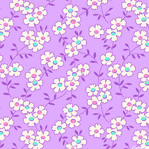Nana Mae IV - Budding Blooms - Lilac Purple