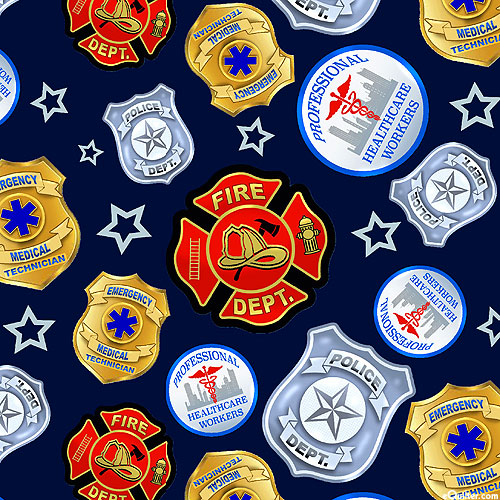 To The Rescue - Badge Collection - Navy Blue