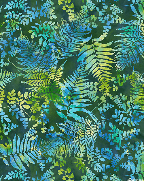 Fairytale Forest - Fairy Fronds - Jungle Green