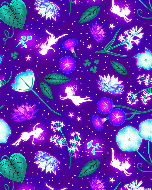 Magic Moon Garden - Pixie Garden - Violet/Glow