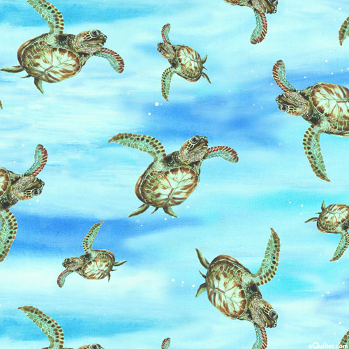 Turtle March - Currents - Deep Aqua