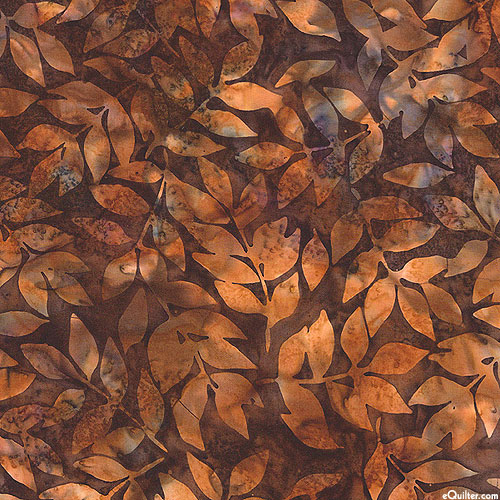 Branches & Leaves Batik - Espresso Brown