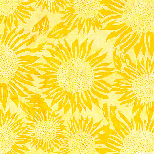 Sunflowers Batik - Lemon Sorbet