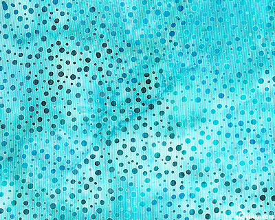 Atmospheric Dot Batik - Turquoise