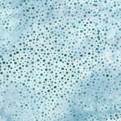 Atmospheric Dot Batik - Cloud Blue