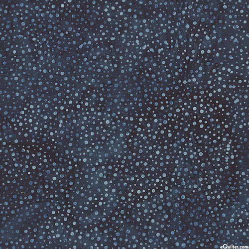 Atmospheric Dot Batik - Navy Blue