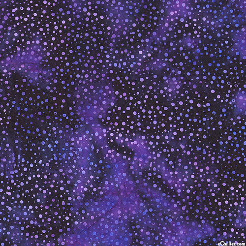 Atmospheric Dot Batik - Purple Magic