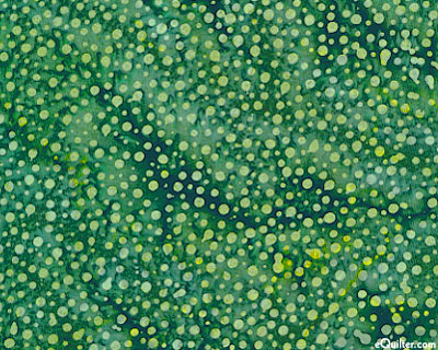 Atmospheric Dot Batik - Spruce Green